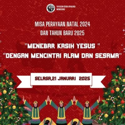 Misa Perayaan Natal 2024 dan Tahun Baru 2025