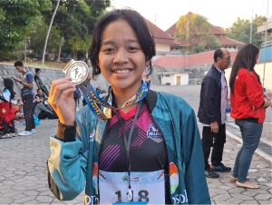 Ardia Rizky Ramadzani Raih Juara 2 Lompat Jauh di Pekan Paralimpik Daerah (Pepaperda) 2024